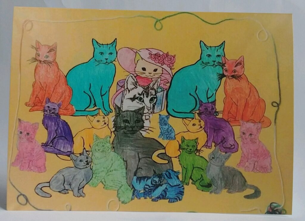 Aspire Creative Expression Creative Kitties Card