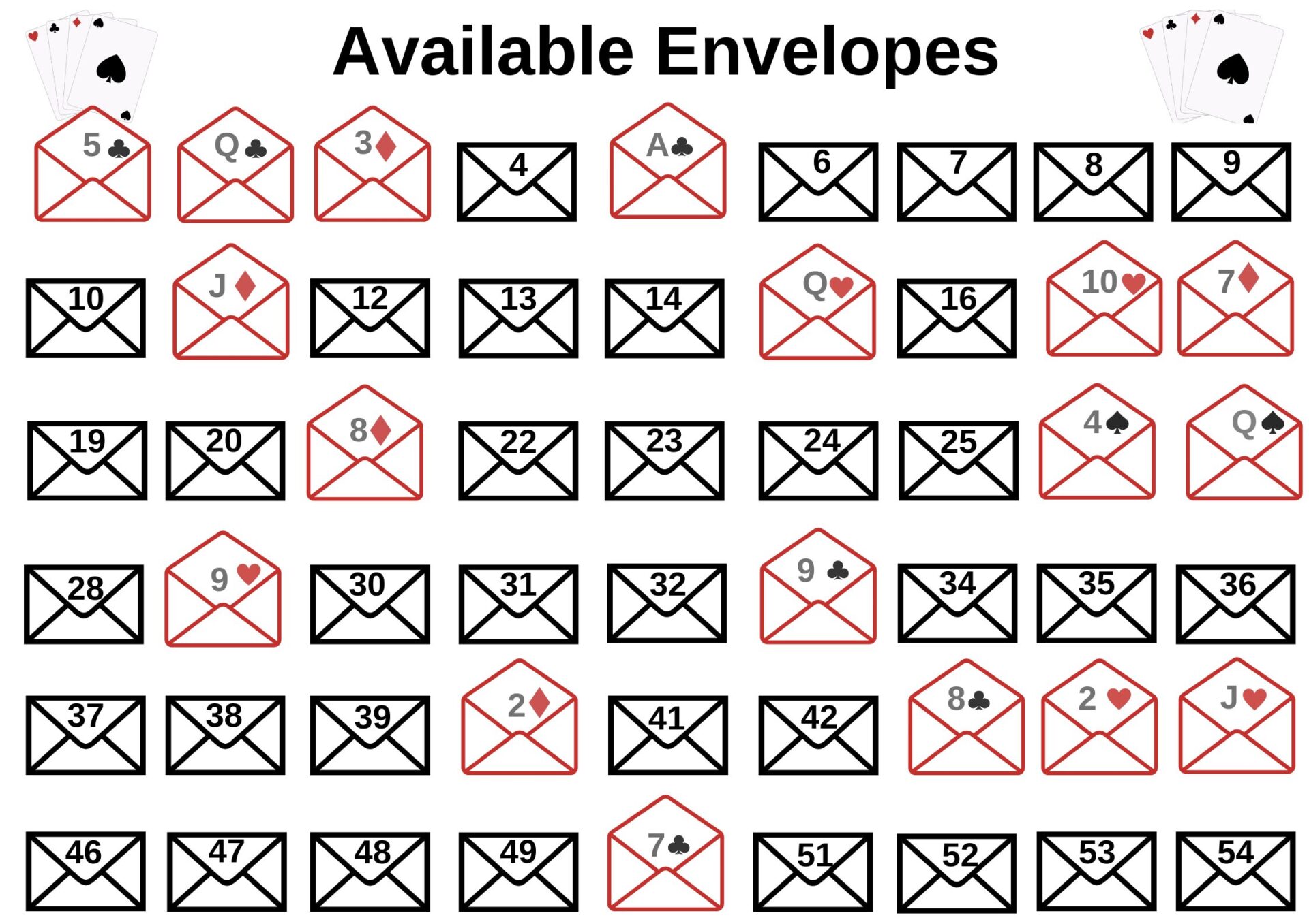 ace envelope board 12 17 2024